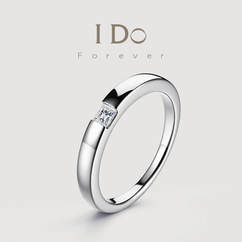 IDOForever培育钻T方戒求婚