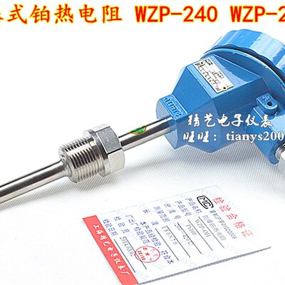 Pt100防爆热电阻 WZP-240 螺纹安装防爆热电偶 温度传感器探头