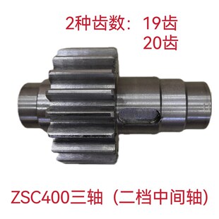泰兴泰星泰隆减速机配件ZSC型ZSCA型AZSC型三轴二档中间轴齿轮轴