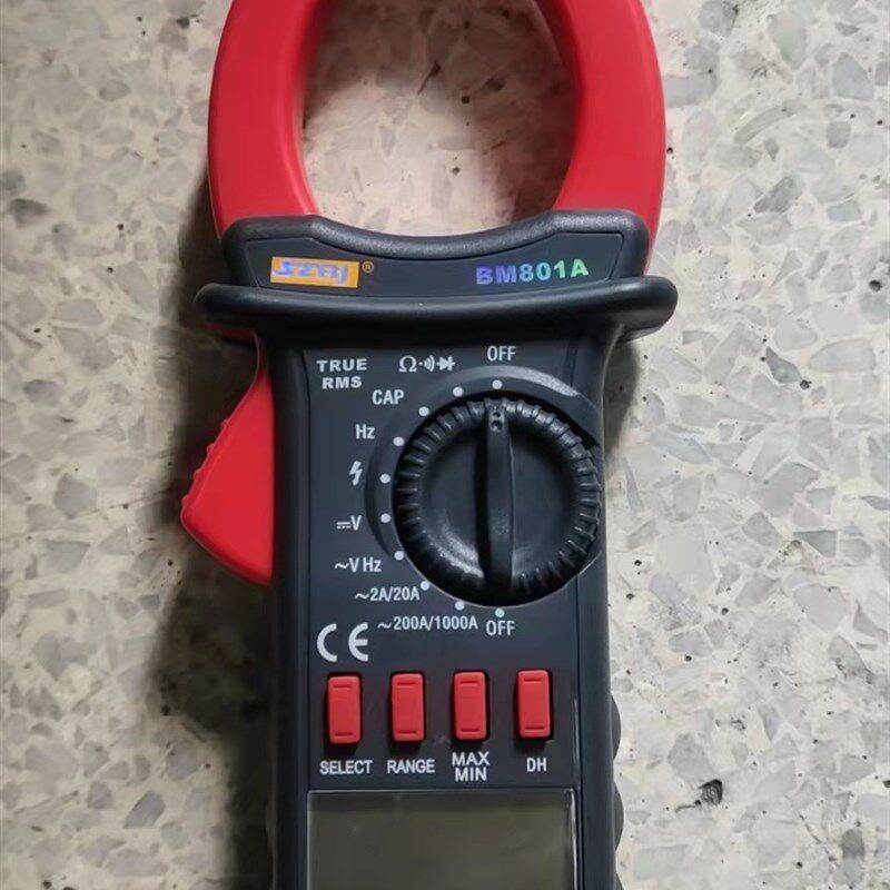 滨江BM801A数字钳形万用表自动关机1000A电流表 带2A小电流档