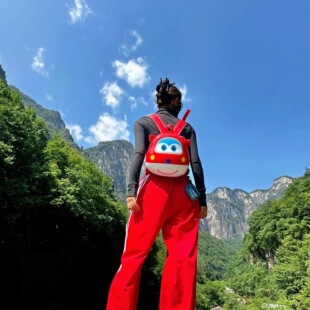 超级飞侠书包乐迪登山包双肩包创意羽毛球便携收纳包大学生旅游包
