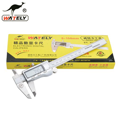 Wately威特力电子数显卡尺/带表/游标卡尺 0-200mm内径外径深度卡