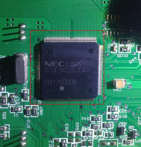 D70F3422GJ(A) 汽车仪表CPU芯片模块 全新进口 质量可靠 直拍