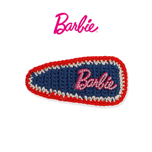 Barbie芭比官方正品针织侧边夹