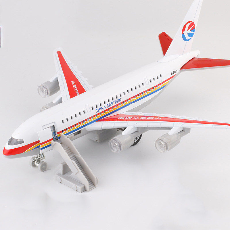 合金儿童男孩玩具航空飞机模型真大客机航模摆件航天战斗机