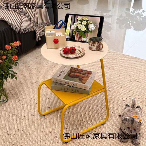 多巴胺双层移动茶几客厅简约现代家用小户型卧室床头沙发边几桌子