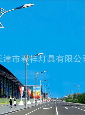 户外道路照明灯杆led灯杆14米单弯杆单臂杆镀锌杆路灯杆