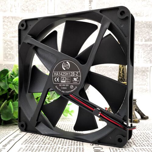 原装HA1425H12B-Z 12V 0.50A 14025 14CM 1800RPM高转速机箱风扇