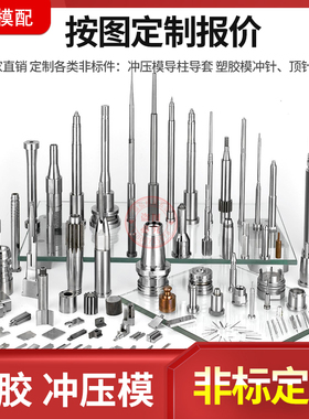 实体工厂精品定制各类模具非标件异性件五金加工顶针司筒导柱轴套