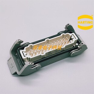 HARTING重载连接器 24针16A公芯底座 热流道接线盒 09330242601