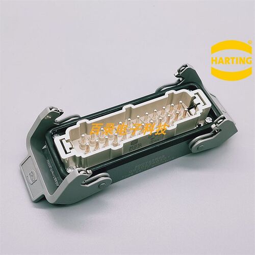 HARTING重载连接器 24针16A公芯底座 热流道接线盒 09330242601