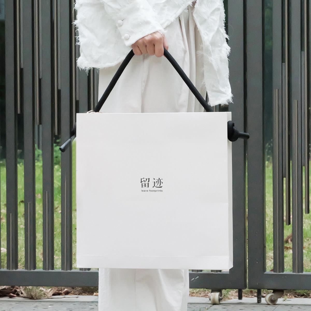 留迹手提袋高颜值礼盒袋制袋子高级相簿礼品大尺寸礼品袋送礼情侣