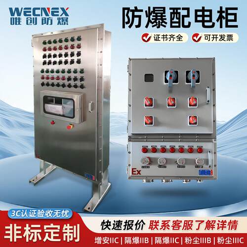 防爆配电箱控制接线箱304S不锈钢防爆配电柜316仪表端子箱BT6 CT6