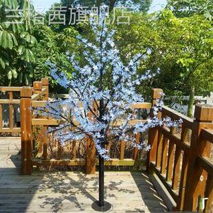 元KUL新年新年发光樱树灯彷真2室米旦户外景观树花灯外樱花桃花树