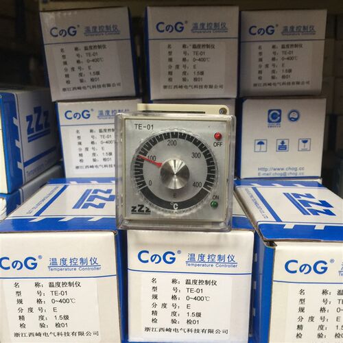 西崎温控仪 TE-01/TE-02指针温控仪 温度控制器 温控器 偏差指示