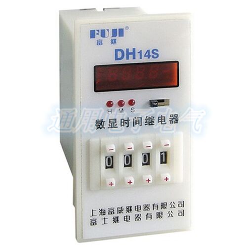 富继 数显时间继电器 JS14S DH14S 上海富士 DC24V AC220V
