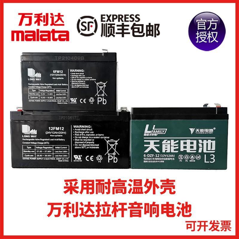万利达音响音箱户外G12M+9029 电池6FM12 12V12Ah 24V12Ah 电瓶