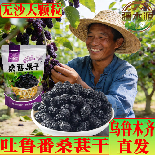 新疆自然晾干无沙大果桑椹干500g