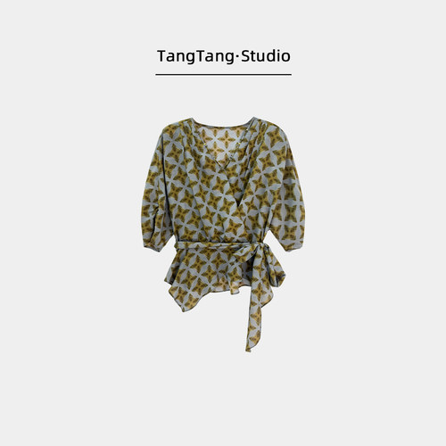 【TangTang·Studio】轻奢女神上衣高级气质女装气质-125295