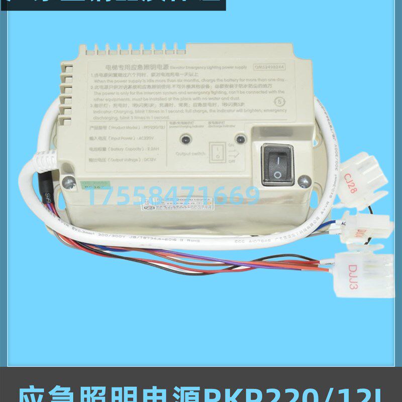 杭州西奥 西子奥的斯电梯应急照明电源RKP220/12J德凌OM5249B244