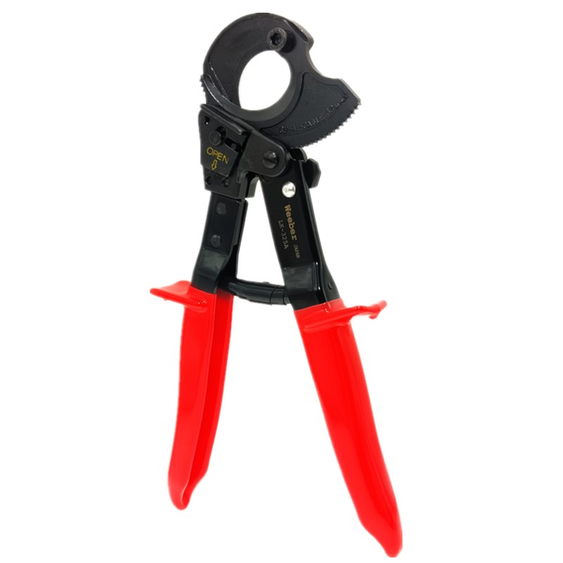 日本weeber进口棘轮式电缆剪LK-520平方铜线铝芯电线电缆断线钳剪