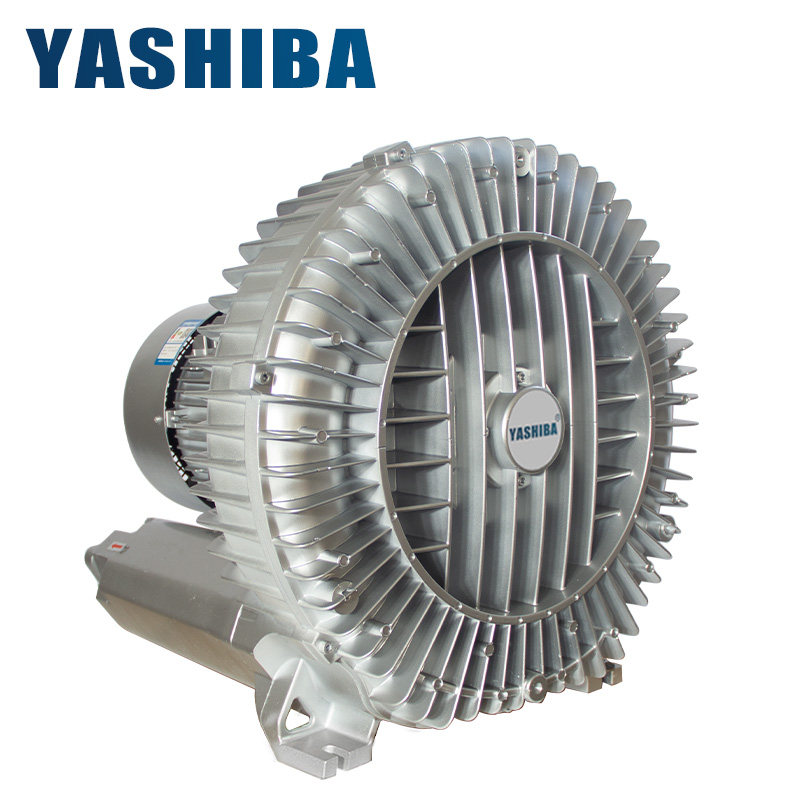 YASHIBA高压风机真空泵380V三相电大功率吹吸两用漩涡气泵增氧泵