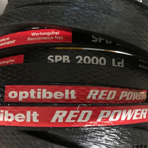 德国欧皮特红龙免维护耐高温Optibelt RED POWER3三角皮带SPB4050