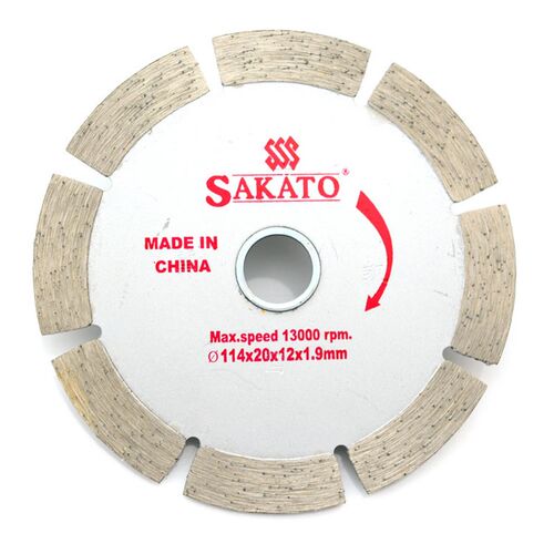 Sakato阪田 114mm精品金刚石锯片 云石锯片 石材切割片