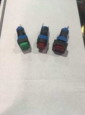 一佳12MM圆形信号灯YJ-LA12-D LED指示灯红绿黄24V220V方形