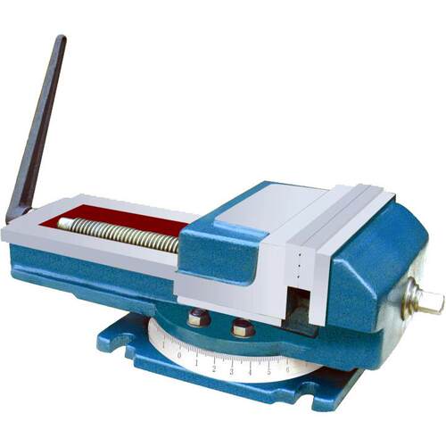 大杨半封闭普通精密铣床钻床360度旋转QB500mm机用平口钳400 600