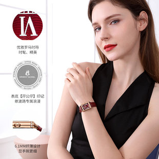 瑞士依波路女士手表官方旗舰店石英表正品进口名牌表小众轻奢送人