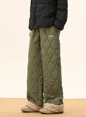 防BWKA葫芦纹加羊羔绒棉裤女男冬季厚零下40W-X09281度北寒东羽绒