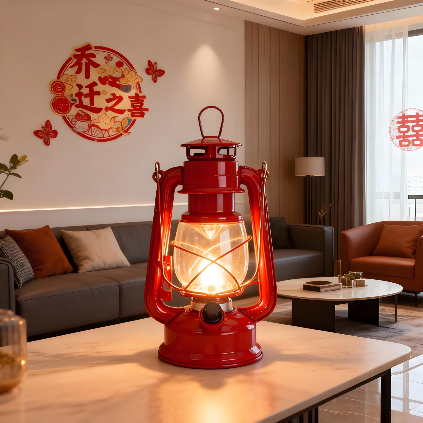 中式喜庆LED充电马灯乔迁新居搬家入宅新房装饰摆件乔迁仪式用品,家居饰品,桌面摆件,淘宝优惠券,粉丝福利购,淘宝优惠卷
