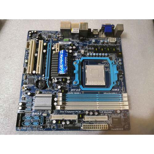 技嘉GA-MA785GMT-US2H AM3针CPU DDR3内存 全集成开核主板