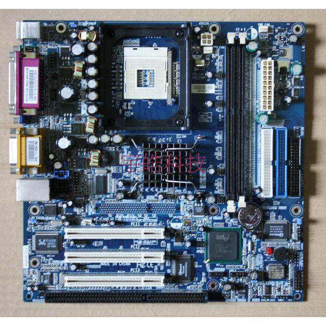 联想QDI P7LI -A I845GL MS-6555台式电脑工控机主板支持ISA槽HL