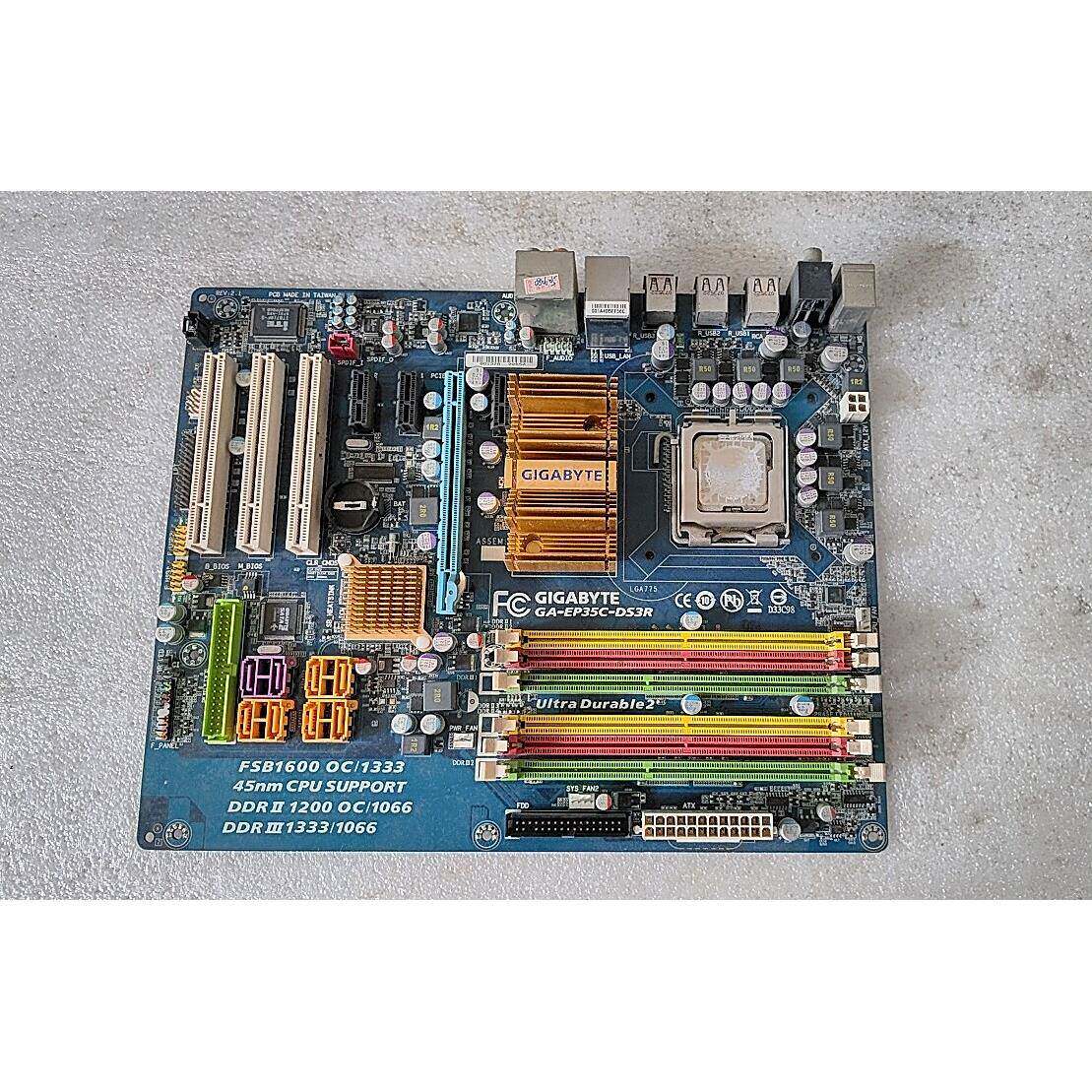 技嘉GA-EP35C-DS3R DDR2/DDR3内存 775接口豪华独立显示卡大板 6