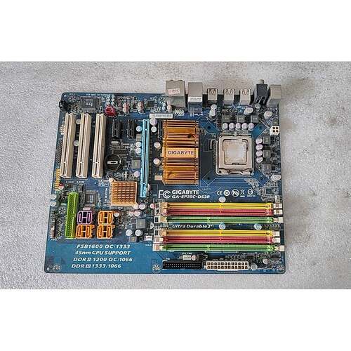 技嘉GA-EP35C-DS3R DDR2/DDR3内存 775接口豪华独立显示卡大板 6