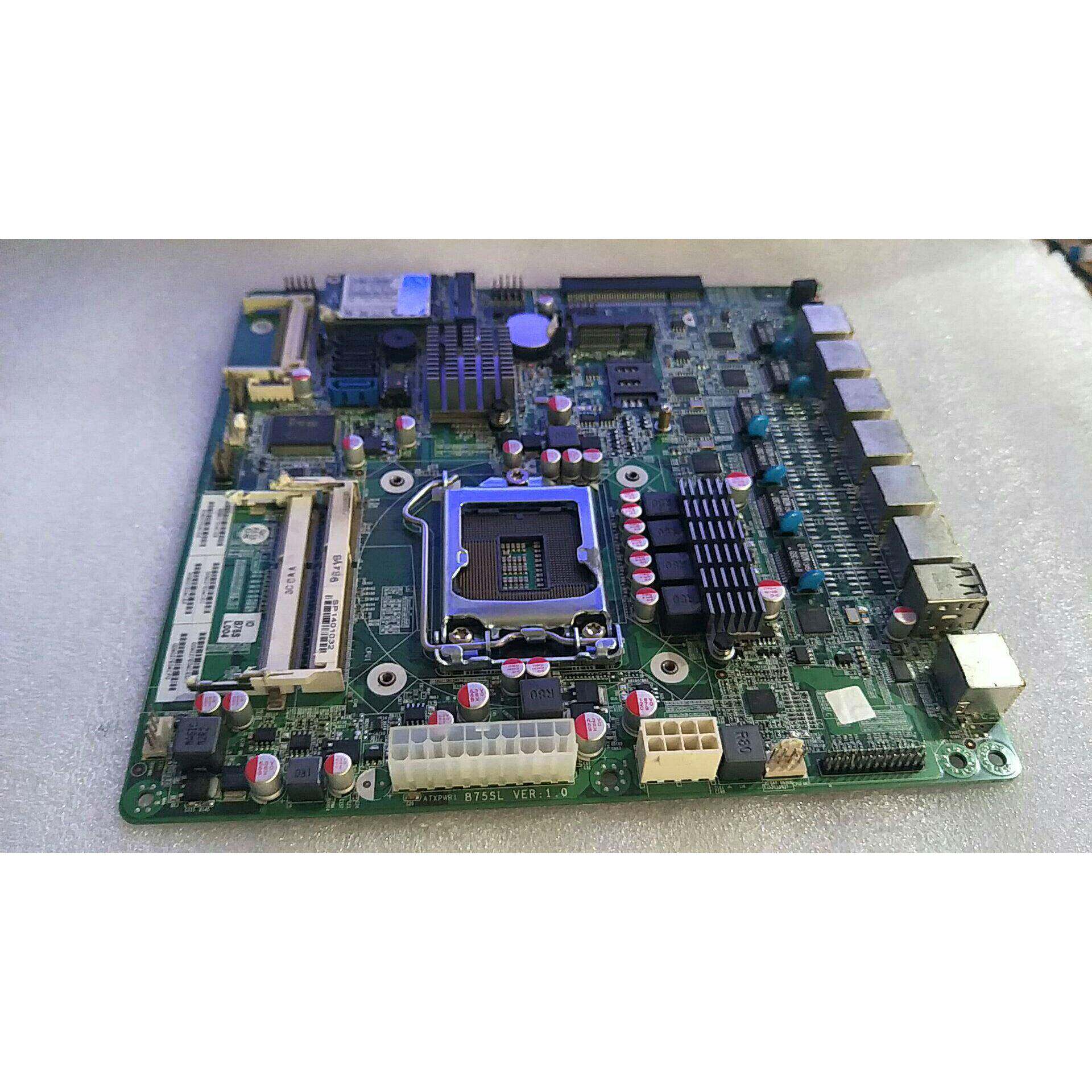 研域工控 B75SL 带6网路接口 BYPASS软路由主板 海蜘蛛软路由流控