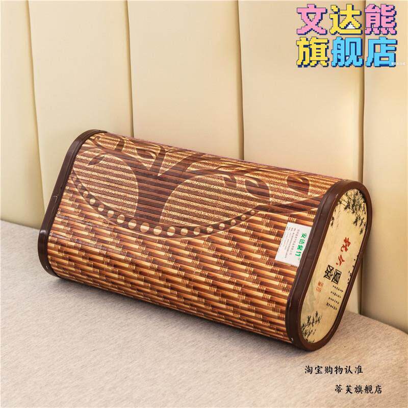 夏天枕头凉枕夏季竹质头竹块空心竹编镂空麻将块竹丝冰丝宿舍家用