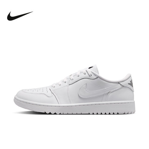 耐克男鞋Air Jordan 1 AJ1高尔夫复古篮球鞋低帮板鞋DD9315-120