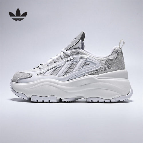 adidas阿迪达斯OZGAIA男女网眼拼接厚底增高休闲鞋运动鞋 IG6049
