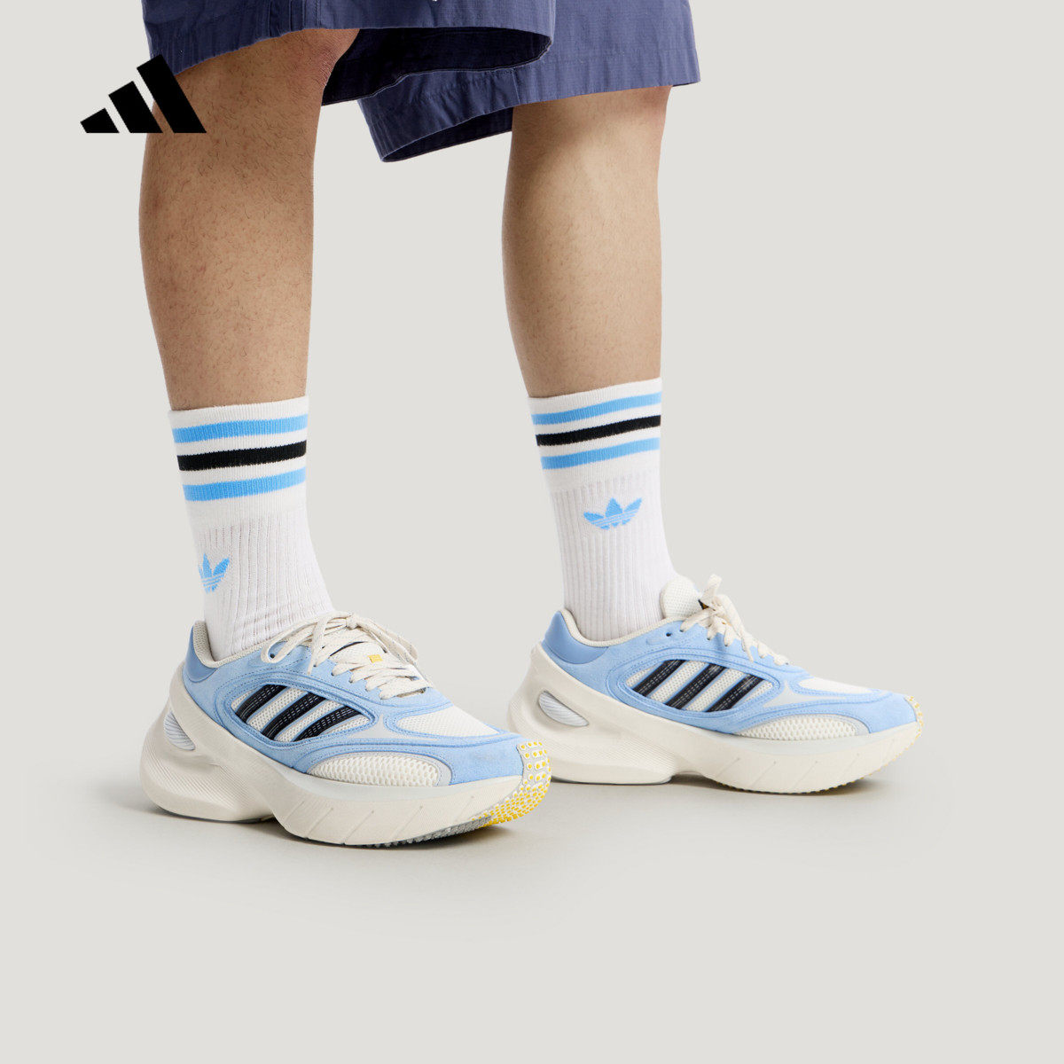 adidas阿迪达斯三叶草2026夏中性复古经典网眼透气运动鞋 KJ0763