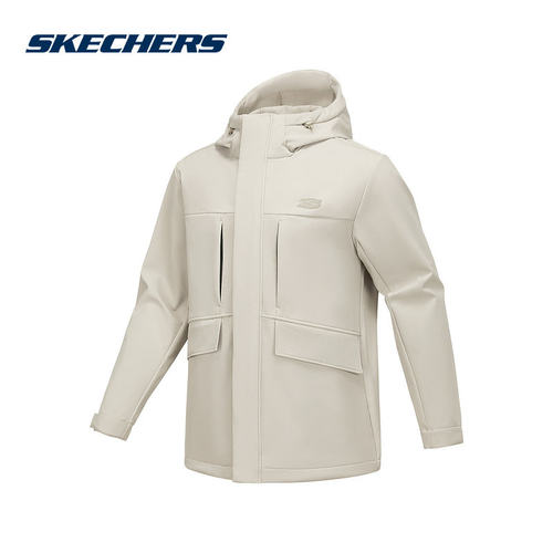 Skechers斯凯奇春夏男运动健身休闲梭织外套 P424M122/027B