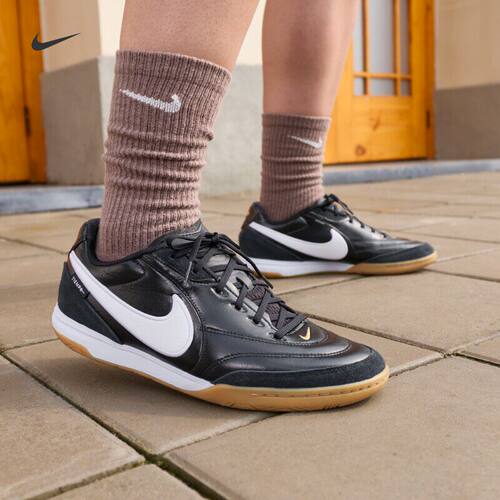 NIKE耐克男女鞋天迫系列男IC室内/球场低帮运动足球鞋 HQ7017-010