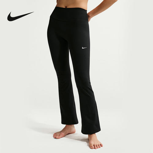 NIKE耐克女裤2026春季高腰训练健身紧身裤运动针织长裤IB9136-010