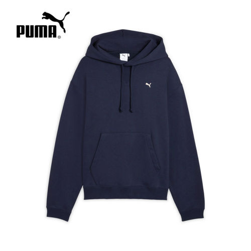 PUMA彪马春季新款男保暖加绒加厚宽松针织休闲运动卫衣634732-06