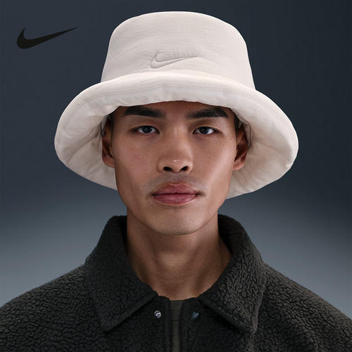 NIKE耐克男女同款帽子冬季棉帽保暖渔夫帽休闲运动帽IF8853-072