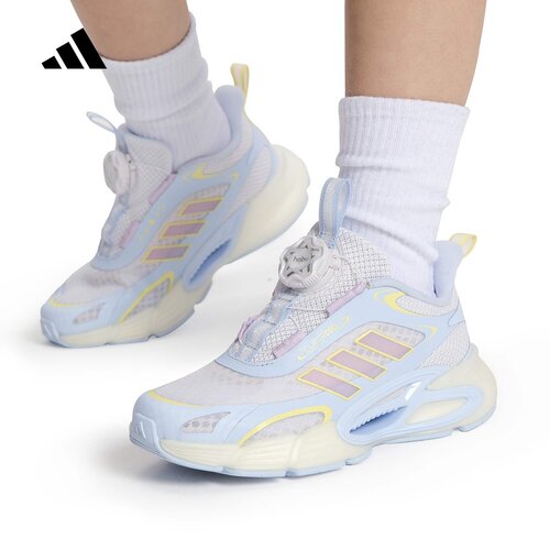 adidas阿迪达斯清风鞋网面透气旋钮鞋2026夏女小童运动鞋 KI1886