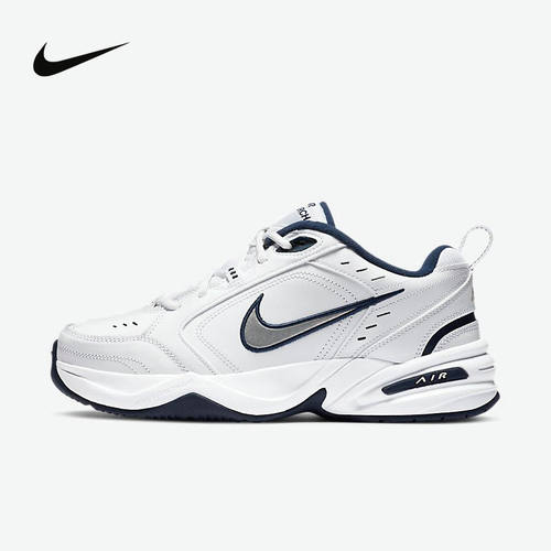Nike耐克男鞋AIR MONARCH IV银白复古老爹鞋运动跑步鞋415445-102