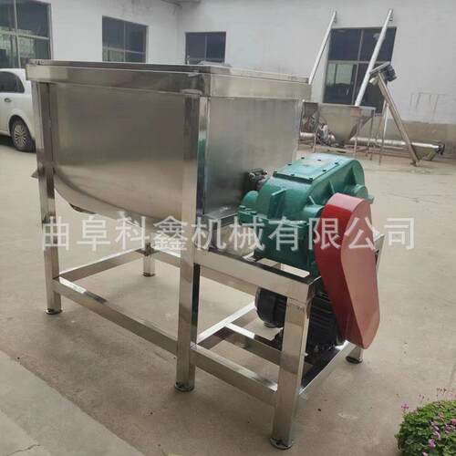 科鑫厂家销卧式不锈直钢滚搅拌机304品级筒SXD奶粉混食合机快速均
